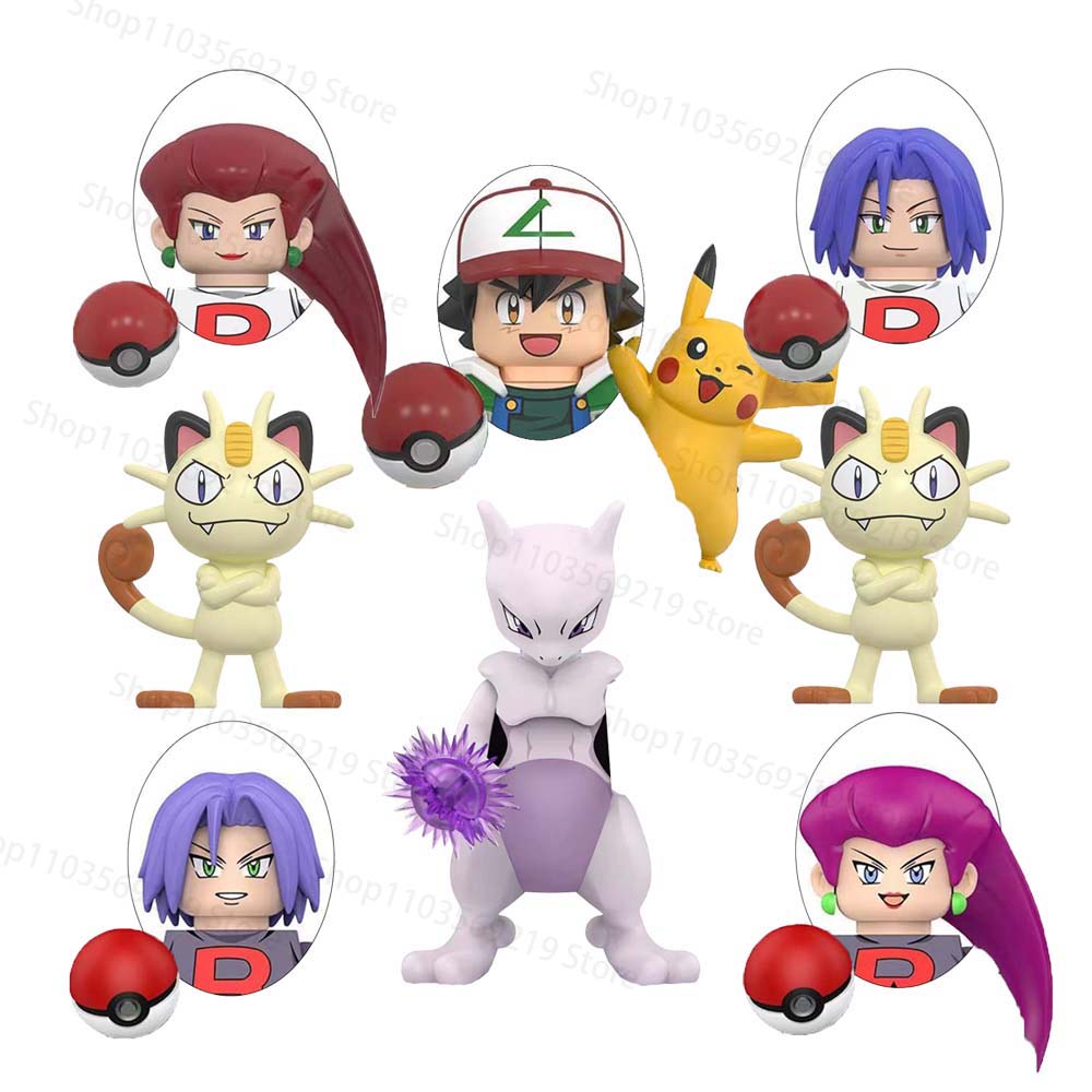 Model Kit Action Figure - Mattoncini Cartoon per Addestratori di Animali