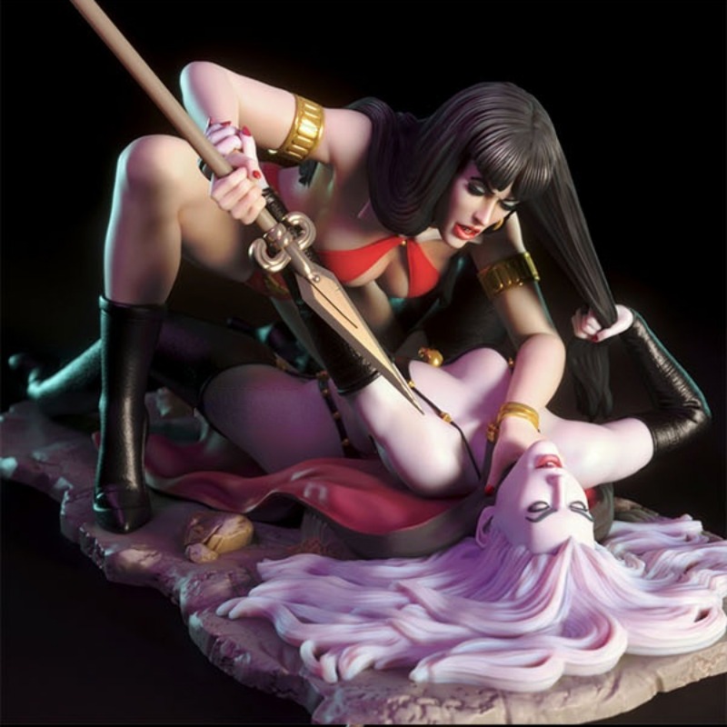 Model Kit Vs Figure - 1/24 scala Vampirella Vs Lady Death