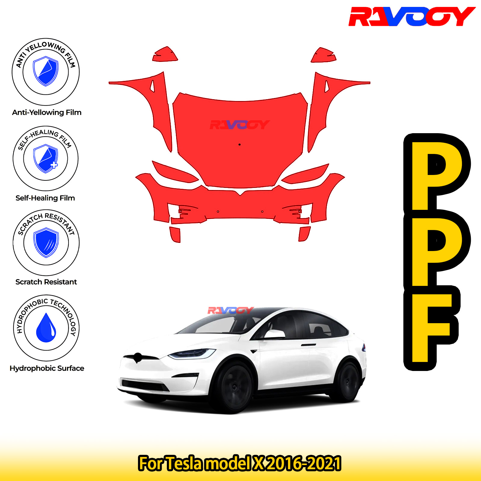 Paint Model Kit - Per Tesla modello X 2016-2021 Kit