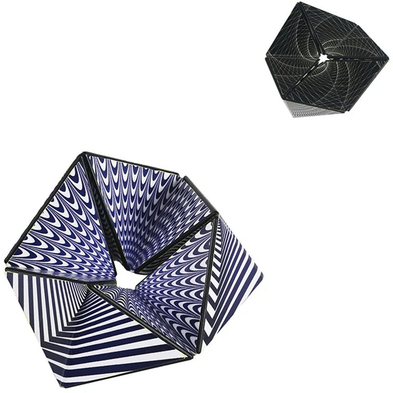 Model Kit Infinite Dimension - Cubo Antistress Geometrico 3D Infinito Pieghevole