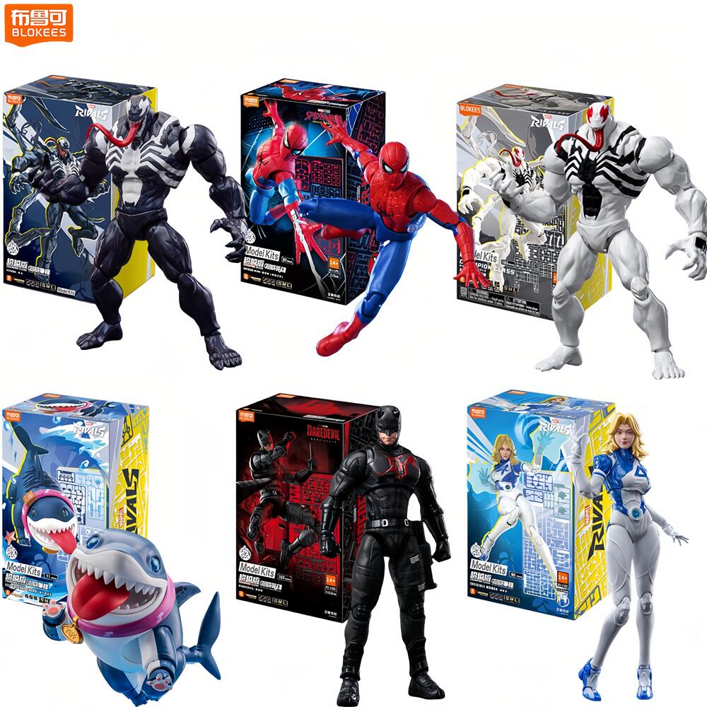Model Kit Deadpool - Blokees Spider-Man Anti-Venom Daredevil Action Figure