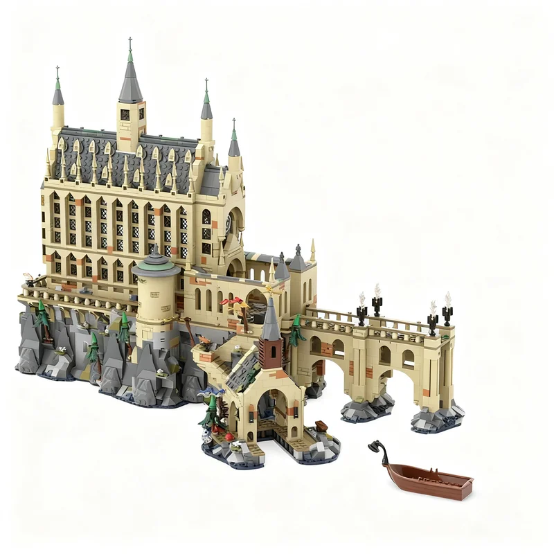 Model Kit Harry Potter - Set di Costruzioni del Castello di
