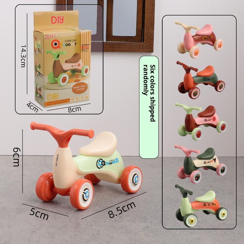 Model Kit Plastic - 1 Pezzo Mini Auto Giocattolo per