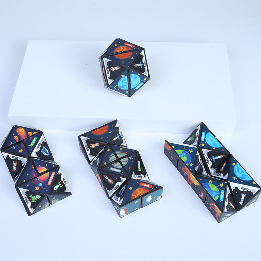 Model Kit Infinite Dimension - Cubo magnetico geometrico stella creativa Versatile