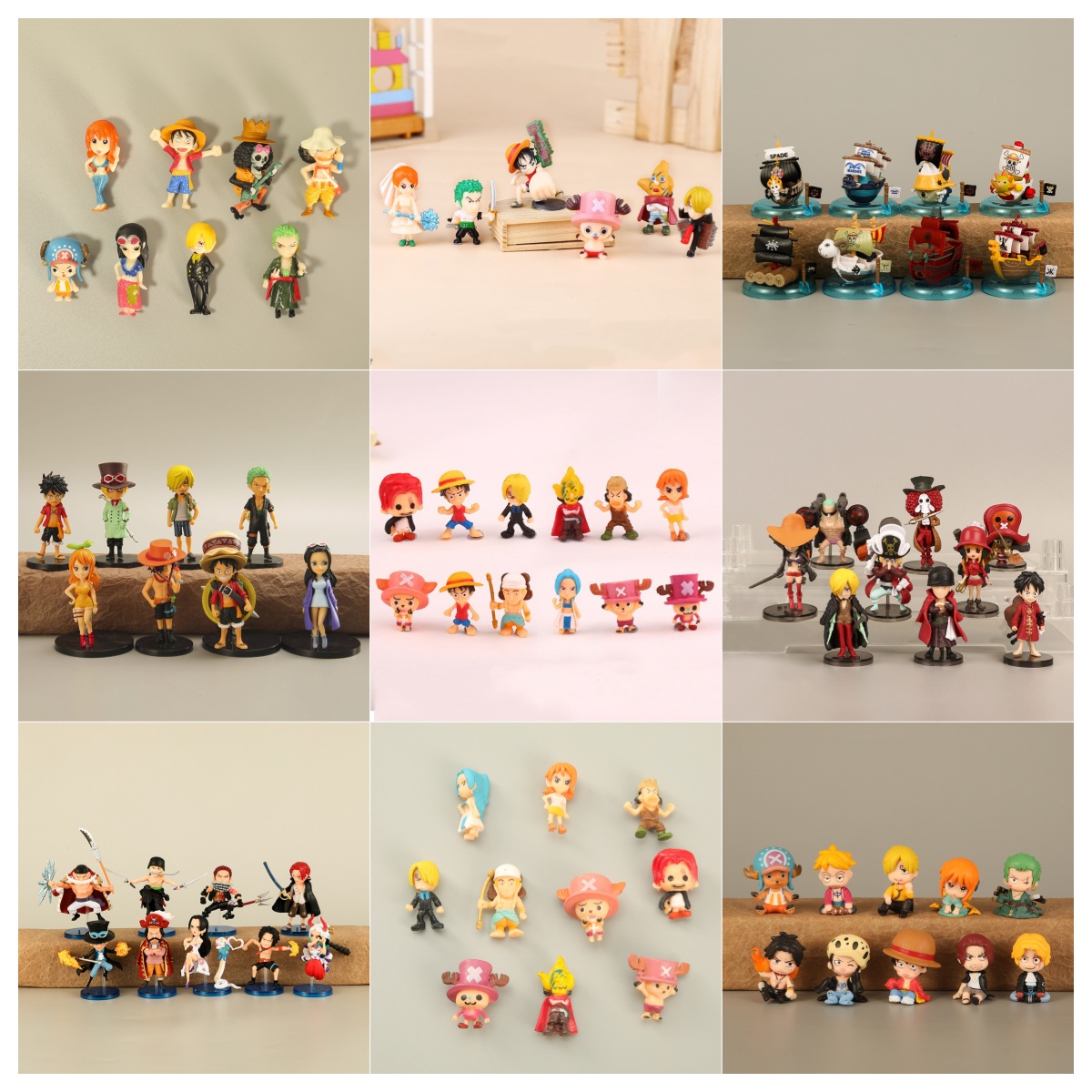 6-12 Pz/set One Piece Monkey D - Model Kit Chopper recensione e prezzo