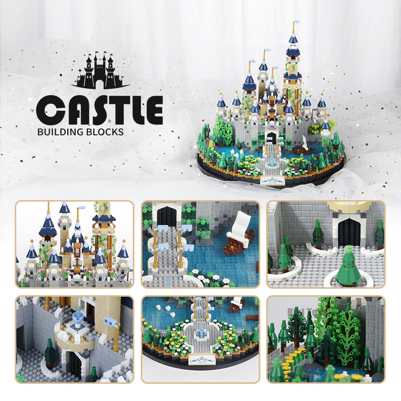 6180PCS Castello Magico Sakura - Model Kit Harry Potter recensione e prezzo